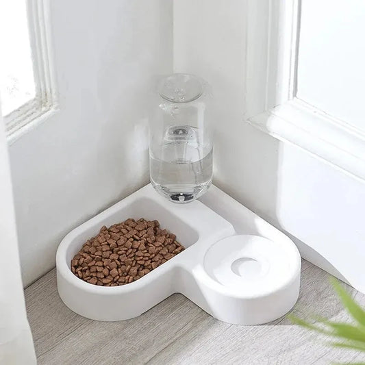 Gamelle automatique à boire pour chien et chat – Double usage alimentation & eau