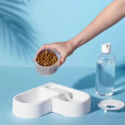 Gamelle automatique à boire pour chien et chat – Double usage alimentation & eau