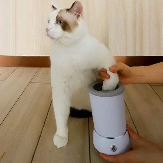 PawWash Pro™ – Nettoyeur de Pattes Électrique pour Chien & Chat